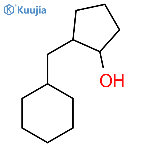 2-(Cyclohexylmethyl)cyclopentan-1-ol structure