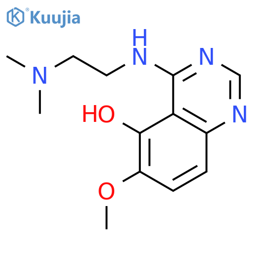 5-QUINAZOLINOL, 4-[[2-(DIMETHYLAMINO)ETHYL]AMINO]-6-METHOXY- structure