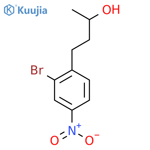 4-(2-bromo-4-nitrophenyl)butan-2-ol structure