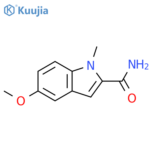 5-methoxy-1-methyl-1H-Indole-2-carboxamide structure