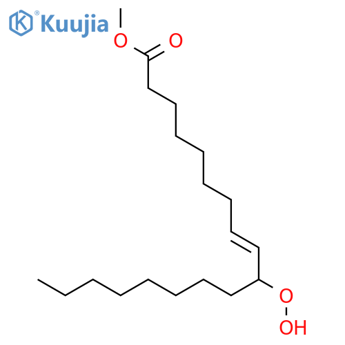 8-Octadecenoic acid, 10-hydroperoxy-, methyl ester structure