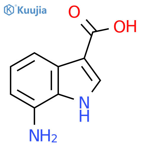 7-Amino-1H-indole-3-carboxylic acid structure