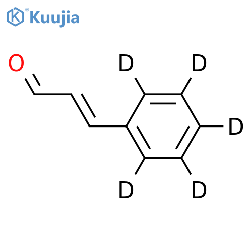 trans-Cinnamaldehyde-d5 structure