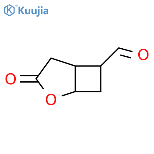2-Oxabicyclo[3.2.0]heptane-6-carboxaldehyde,3-oxo- structure