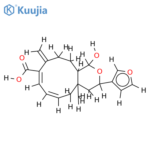 17beta-hydroxy-12beta,17-epoxystrictic acid structure