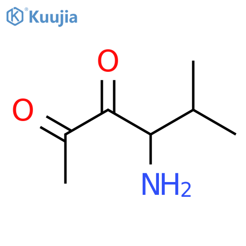 2,3-Hexanedione,4-amino-5-methyl- structure