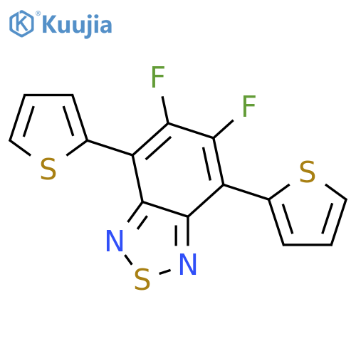 5,6-Difluoro-4,7-di(2-thienyl)-2,1,3-benzothiadiazole structure