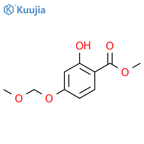 Benzoic acid, 2-hydroxy-4-(methoxymethoxy)-, methyl ester structure