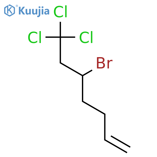 1-Heptene, 5-bromo-7,7,7-trichloro- structure