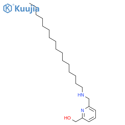 2-Pyridinemethanol, 6-[(hexadecylamino)methyl]- structure