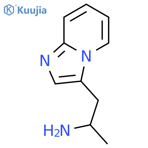 (2-imidazo[1,2-a]pyridin-3-yl-1-methylethyl)amine structure