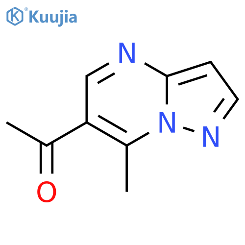 1-{7-methylpyrazolo[1,5-a]pyrimidin-6-yl}ethan-1-one structure