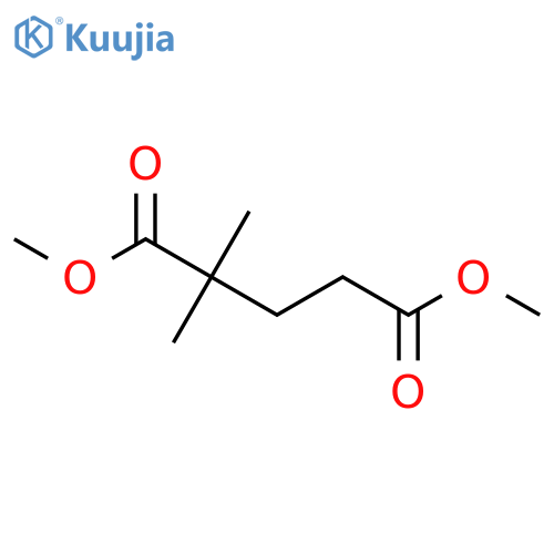 Dimethyl 2,2-dimethylpentanedioate structure