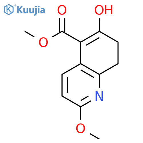 Methyl 6-hydroxy-2-Methoxy-7,8-dihydroquinoline-5-carboxylate structure