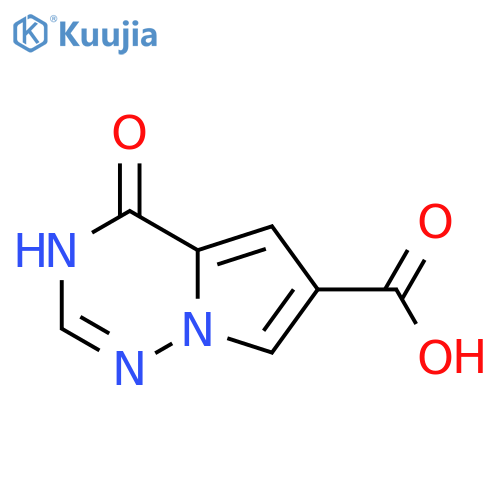 4-oxo-3H,4H-pyrrolo[2,1-f][1,2,4]triazine-6-carboxylic acid structure