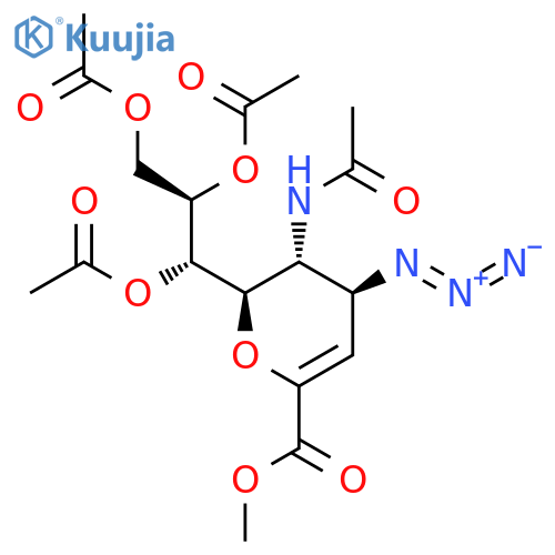 Zanamivir Azide Triacetate Methyl Ester structure