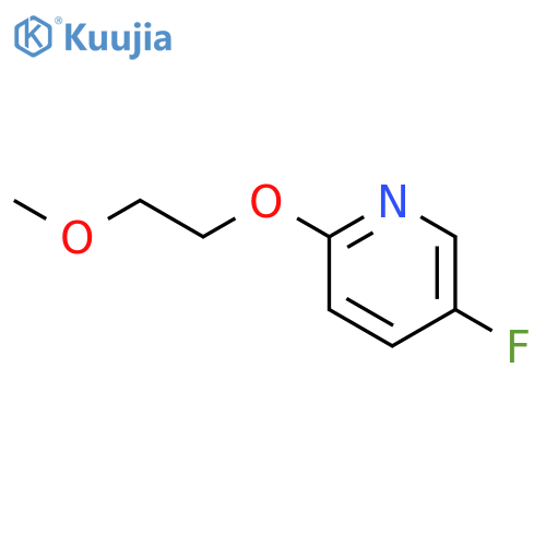 5-Fluoro-2-(2-methoxyethoxy)pyridine structure