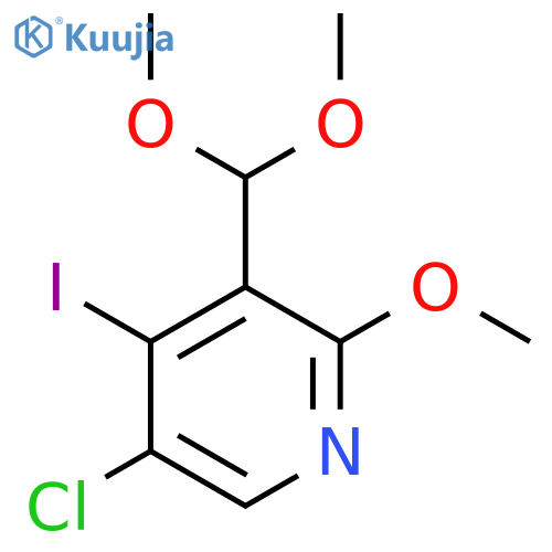 5-Chloro-3-(dimethoxymethyl)-4-iodo-2-methoxypyridine structure