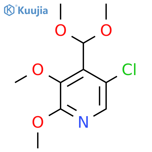 5-Chloro-4-(dimethoxymethyl)-2,3-dimethoxypyridine structure