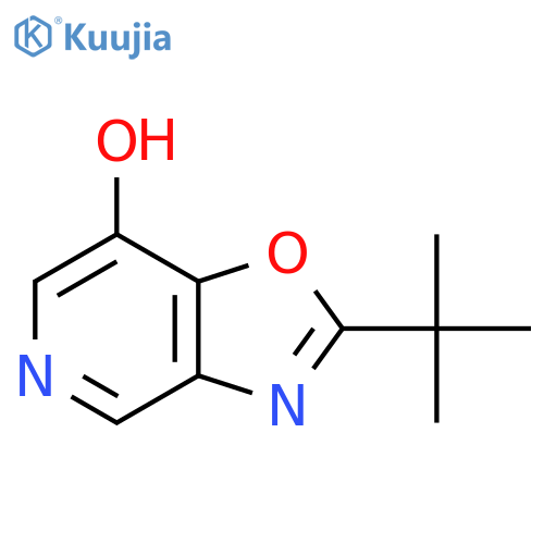 2-(tert-Butyl)oxazolo4,5-cpyridin-7-ol structure