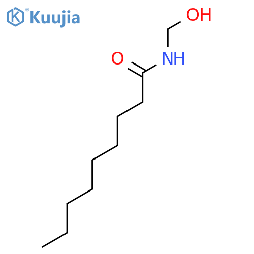 Nonanamide,N-(hydroxymethyl)- structure