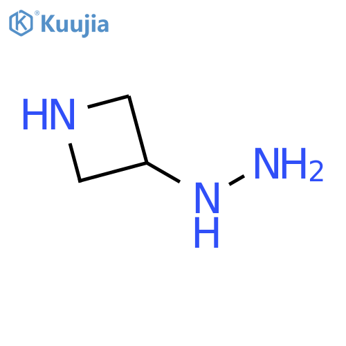 Azetidine, 3-hydrazinyl- structure