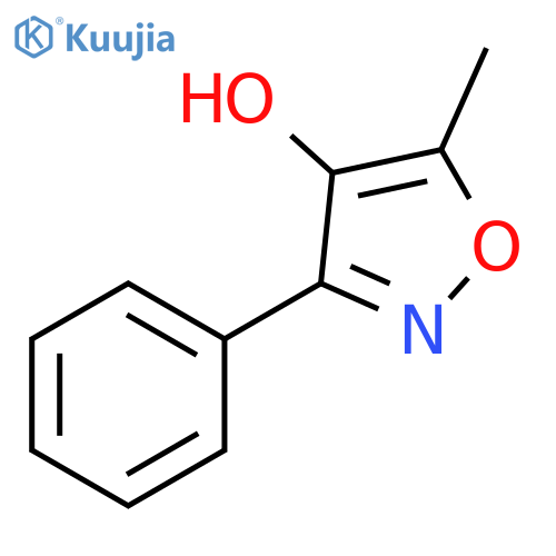 5-methyl-3-phenyl-1,2-oxazol-4-ol structure