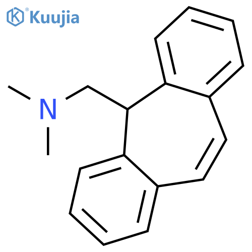5H-Dibenzo[a,d]cycloheptene-5-methanamine, N,N-dimethyl- structure