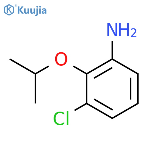 (3-chloro-2-isopropoxyphenyl)amine structure