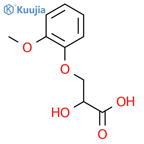 3-(2-Methoxyphenoxy) Lactic Acid structure