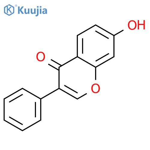 7-Hydroxy-3-phenyl-4H-chromen-4-one structure