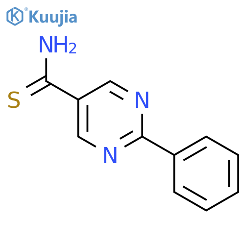 2-phenylpyrimidine-5-carbothioamide structure