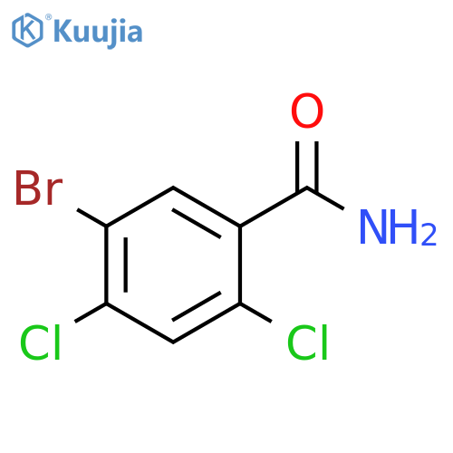 5-Bromo-2,4-dichlorobenzamide structure