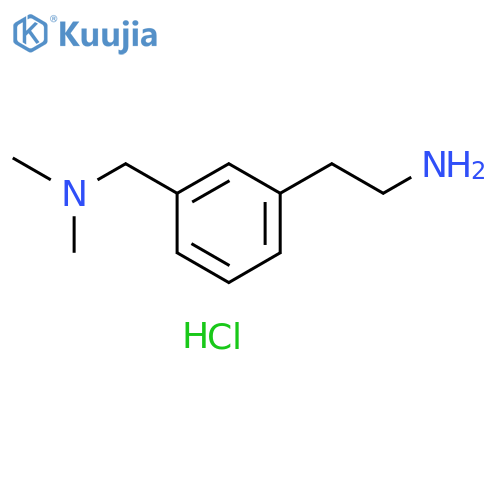 2-{3-(dimethylamino)methylphenyl}ethan-1-amine dihydrochloride structure