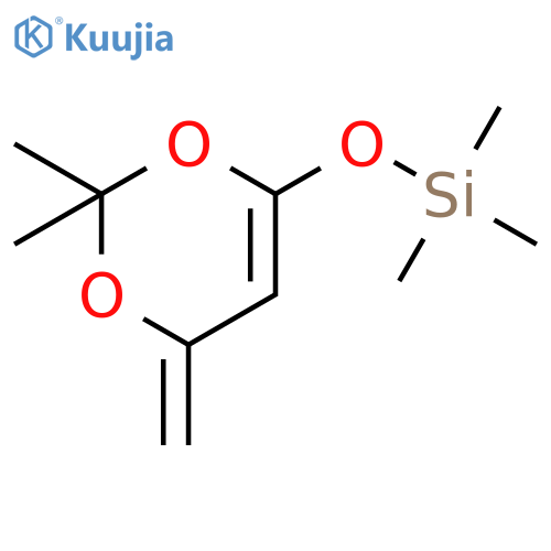 Silane, [(2,2-dimethyl-4-methylene-4H-1,3-dioxin-6-yl)oxy]trimethyl- structure