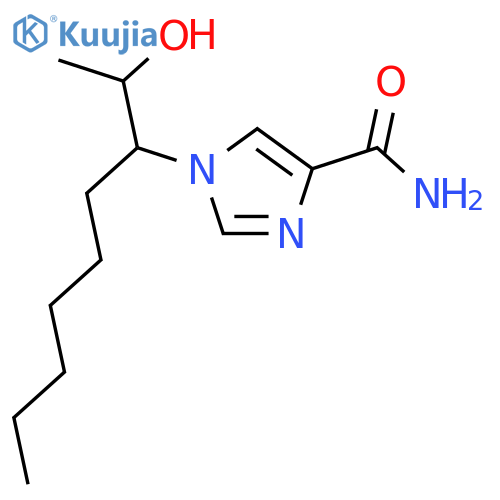 1H-Imidazole-4-carboxamide,1-[1-(1-hydroxyethyl)heptyl]-, [S-(R*,S*)]- (9CI) structure