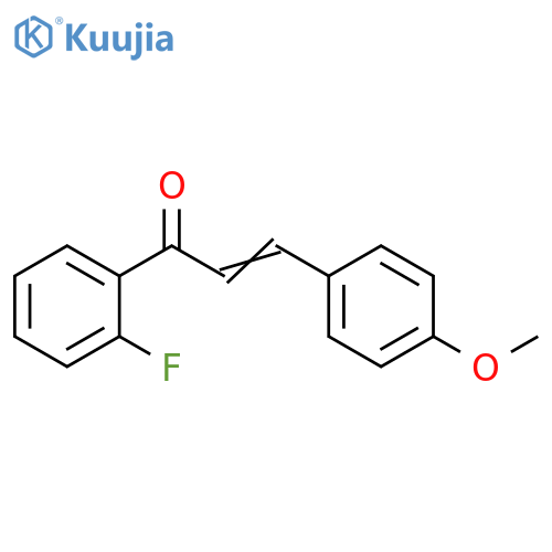 2-Propen-1-one, 1-(2-fluorophenyl)-3-(4-methoxyphenyl)- structure