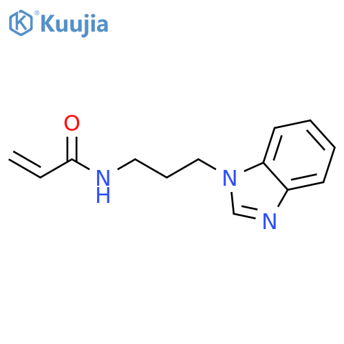 N-[3-(1H-Benzimidazol-1-yl)propyl]-2-propenamide structure