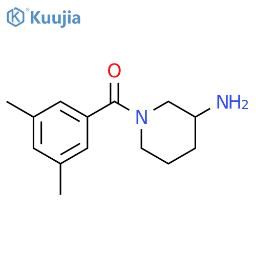 1-(3,5-dimethylbenzoyl)piperidin-3-amine structure