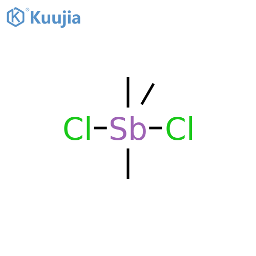 Antimony,dichlorotrimethyl- structure