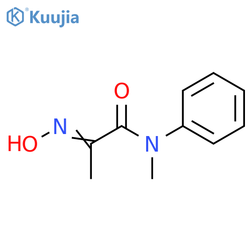 Propanamide, 2-(hydroxyimino)-N-methyl-N-phenyl- structure