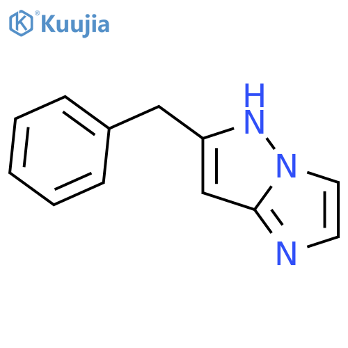 1H-Imidazo[1,2-b]pyrazole,6-(phenylmethyl)- structure