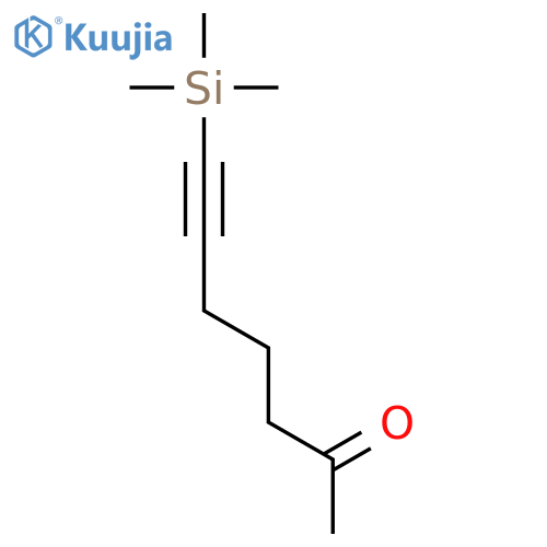 6-Heptyn-2-one, 7-(trimethylsilyl)- structure