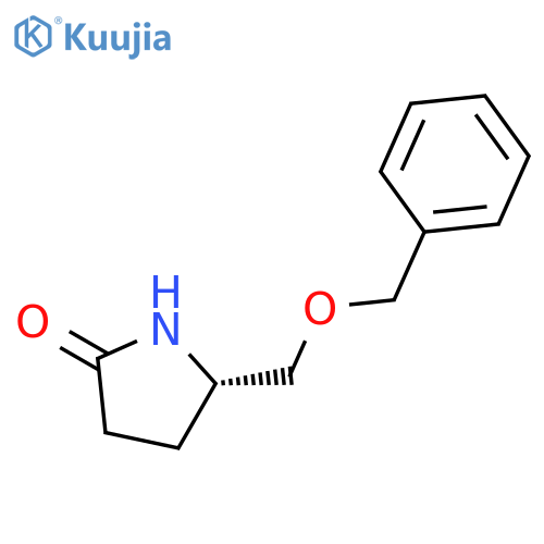 2-Pyrrolidinone, 5-[(phenylmethoxy)methyl]-, (S)- structure
