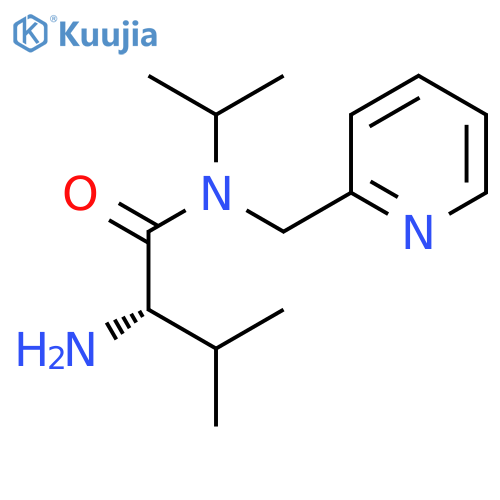 (S)-2-Amino-N-isopropyl-3-methyl-N-pyridin-2-ylmethyl-butyramide structure