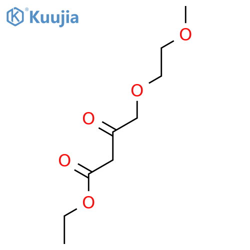ethyl 4-(2-methoxyethoxy)-3-oxobutanoate structure