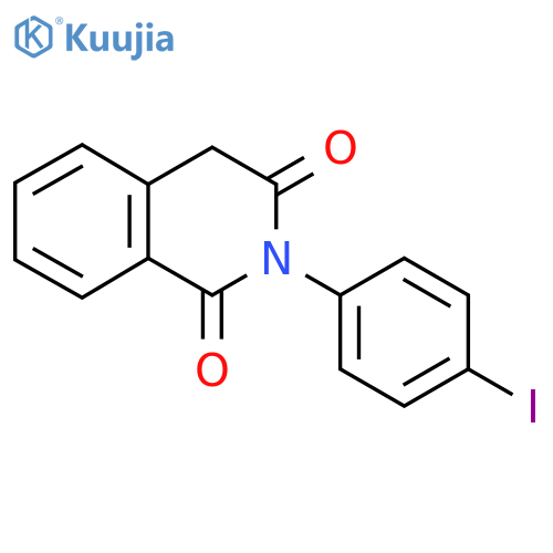 2-(4-iodophenyl)-1,2,3,4-tetrahydroisoquinoline-1,3-dione structure