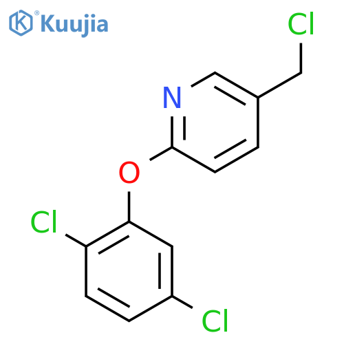 5-(Chloromethyl)-2-(2,5-dichlorophenoxy)pyridine structure