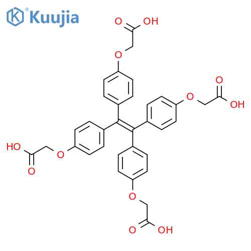 2,2',2'',2'''-((ethene-1,1,2,2-tetrayltetrakis(benzene-4,1-diyl))tetrakis(oxy))tetraacetic acid structure
