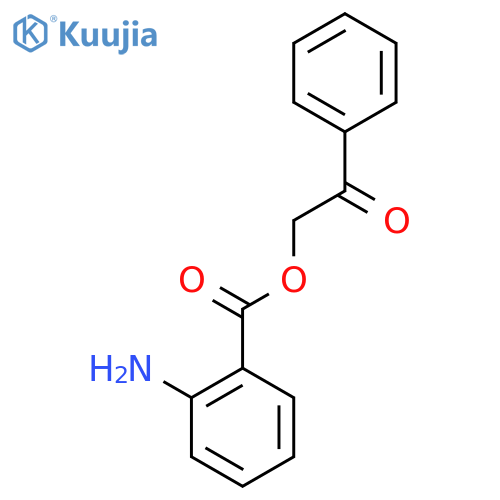 2-Oxo-2-phenylethyl 2-aminobenzenecarboxylate structure